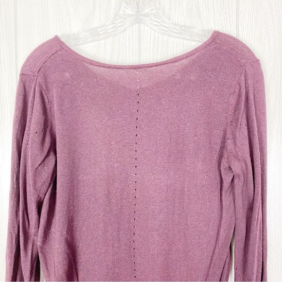 Lululemon | Maroon Light Weight Knit Sweater Size 8 - Picture 4 of 11